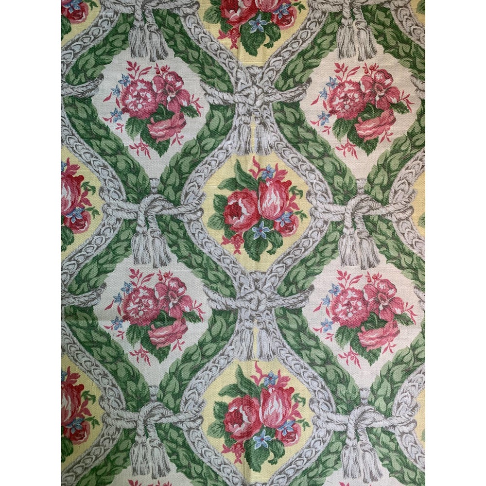 Upholstery fabric by Duralee "Spring Time" Vintage 35" x 25"